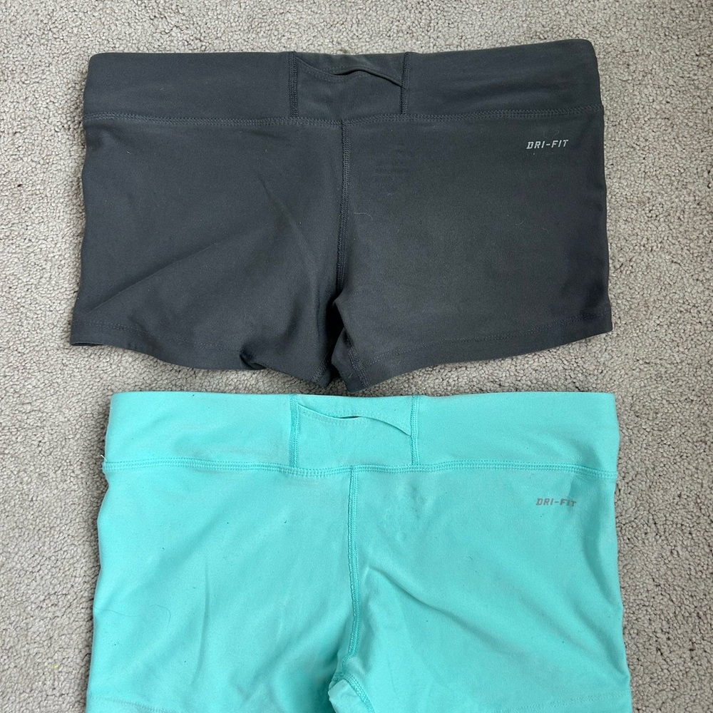 Nike Dri-FIT Shorts in Gray and Teal
